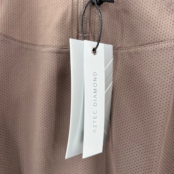 AZTEC DIAMOND LONG SLEEVE MESH SHIRT NEW BROWN MEDIUM - Picture 6 of 10